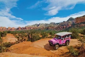 Pink Jeep Coyote Canyon